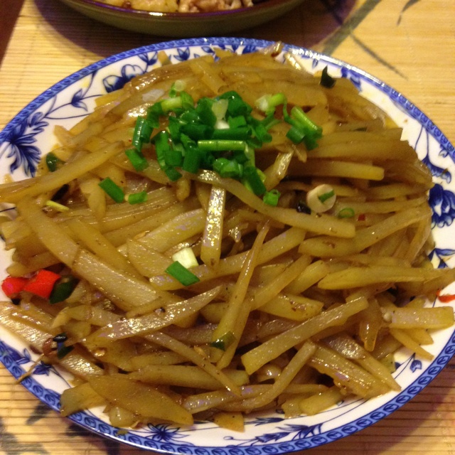 炝炒豆豉麻椒土豆丝