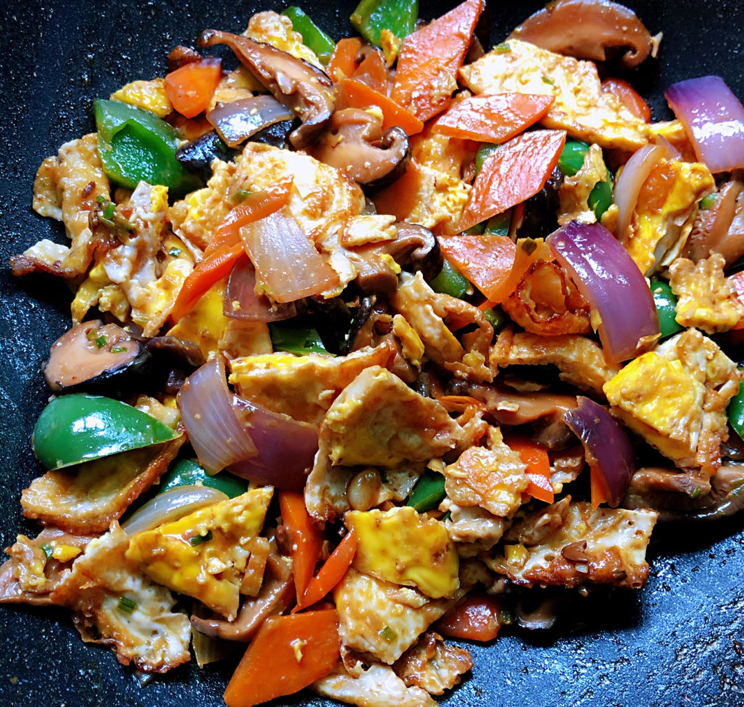 香菇炒鸡蛋