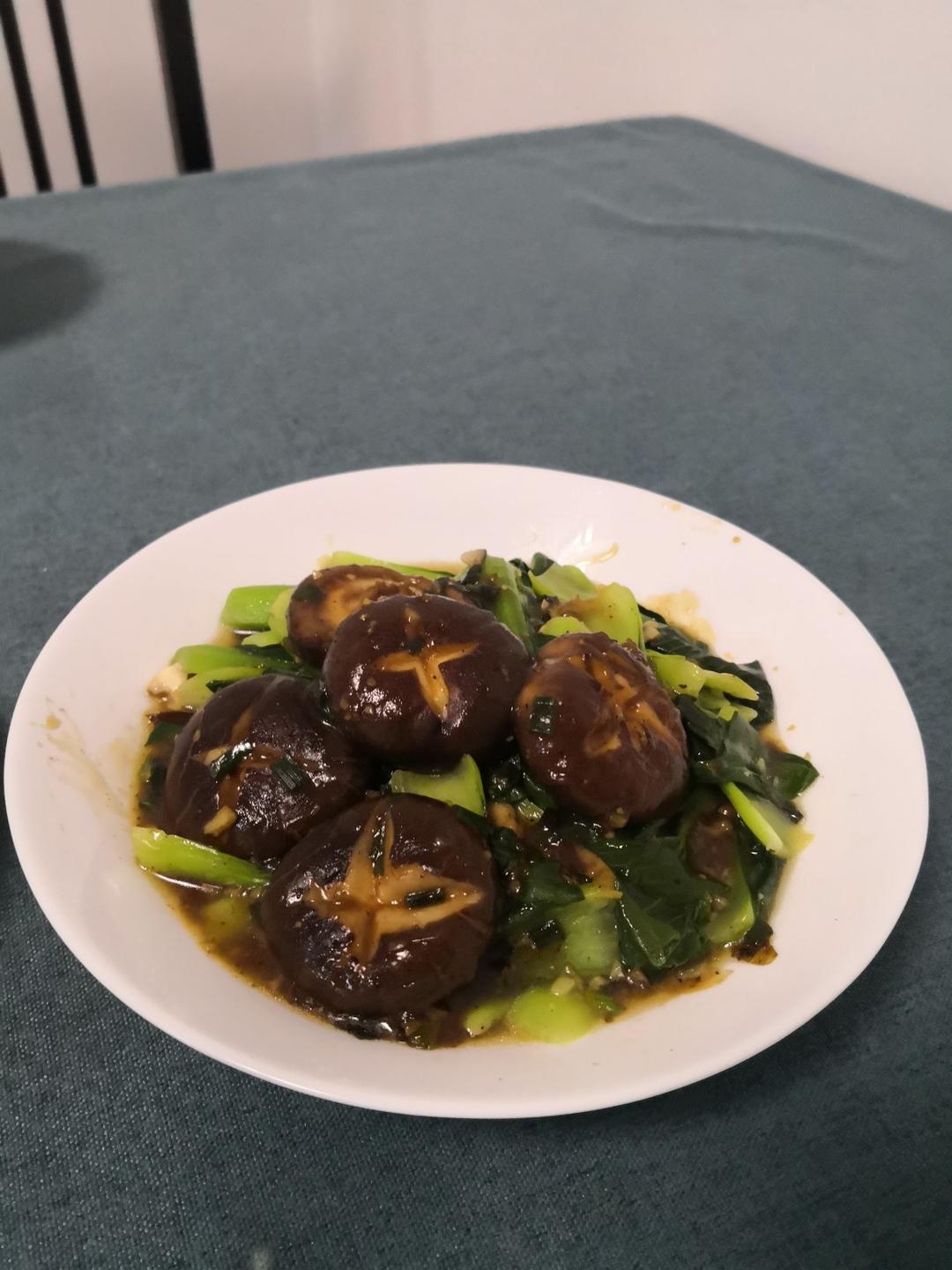 蚝油香菇小油菜
