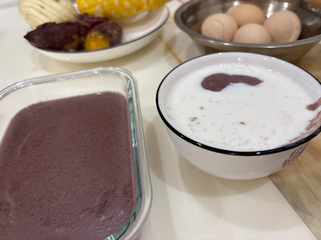 红豆山药糊