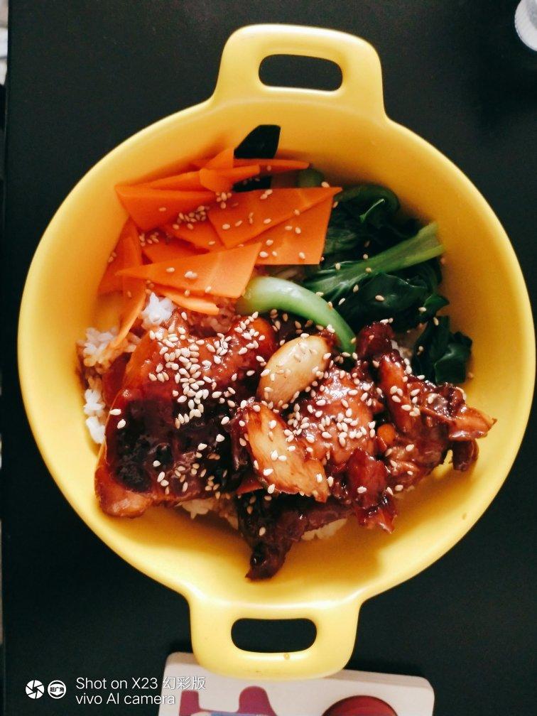 照烧鸡腿饭