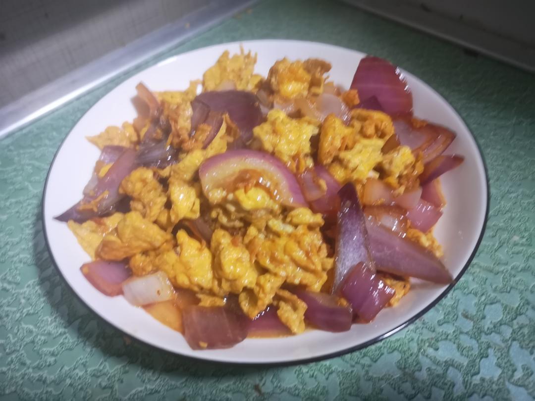 洋葱炒鸡蛋