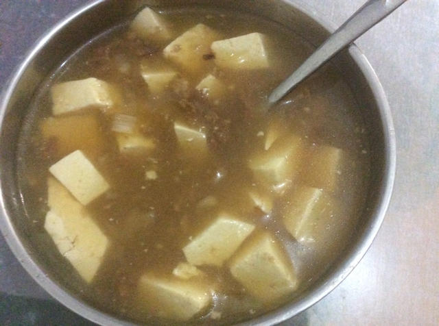 肉末豆腐羹