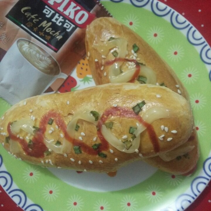 火腿肠早餐面包（一次发酵法）