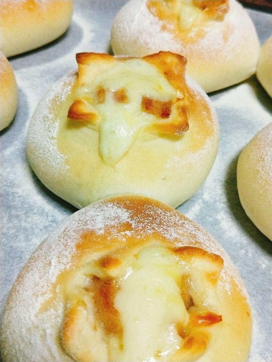 爆浆芝士面包～中种一次发面