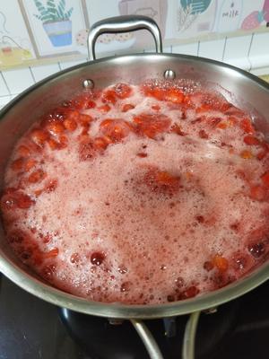 🔥自制果酱.🍓草莓果酱/桑椹莓果酱的做法 步骤4