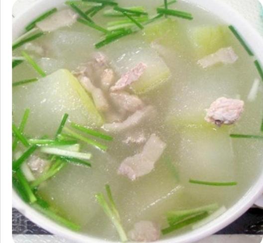 冬瓜肉片汤（美善品小美食谱）