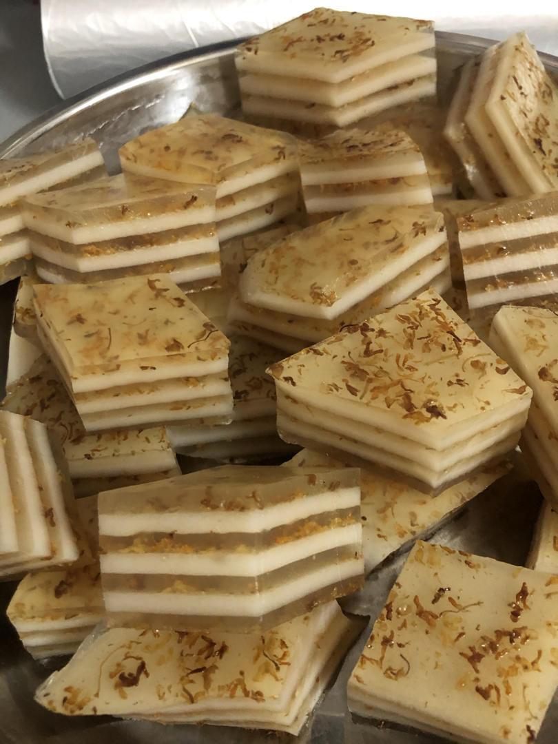 a莹莹baby做的百分百成功的桂花千层糕