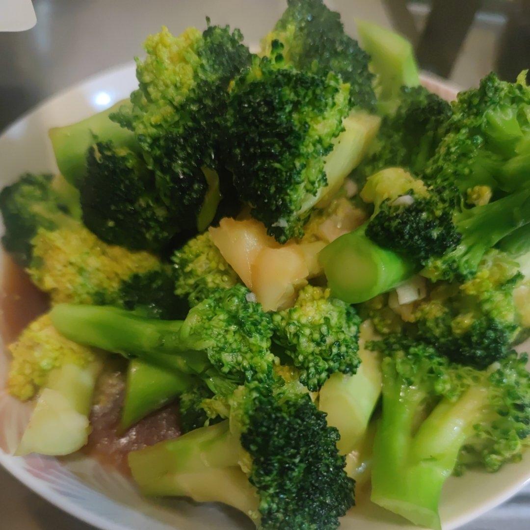 上班族的快手简单晚餐——西兰花清炒胡萝卜