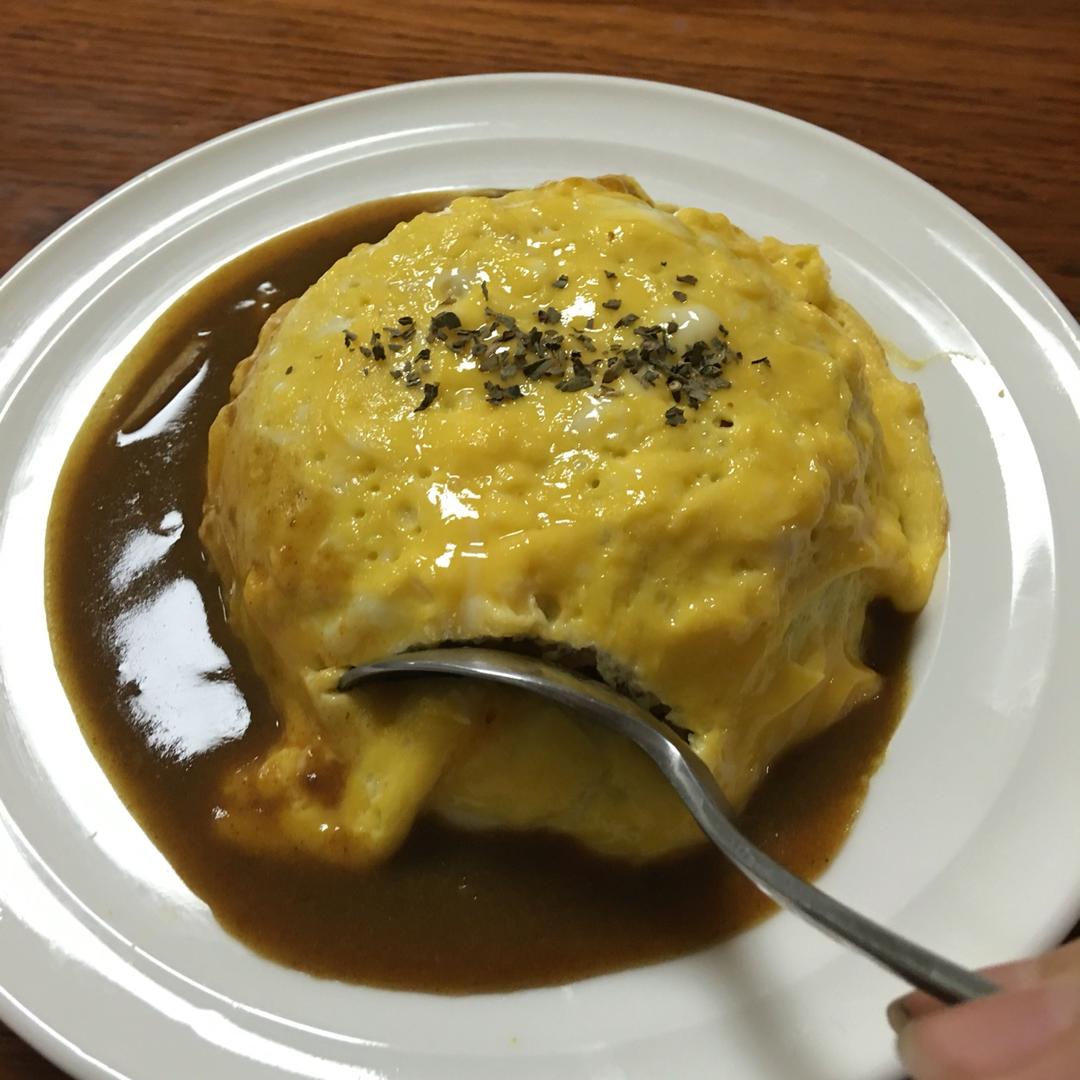 颜值高又好做的裙子蛋包饭