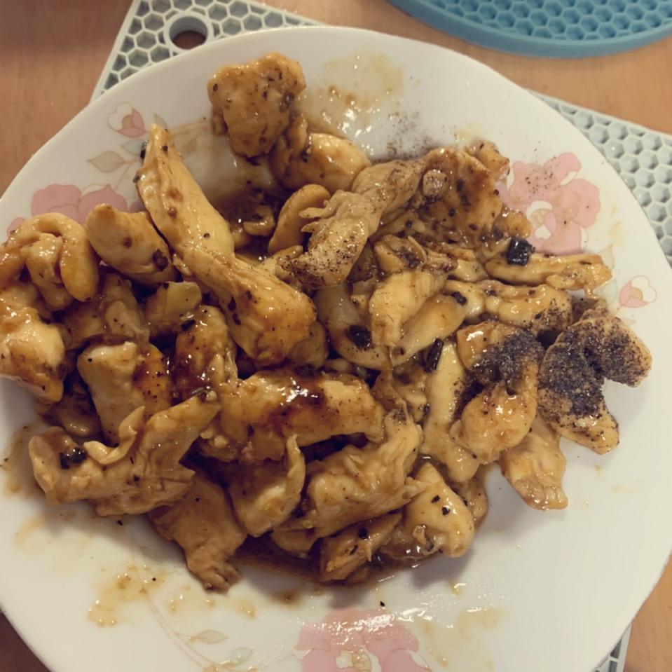 盐柠黑椒鸡柳