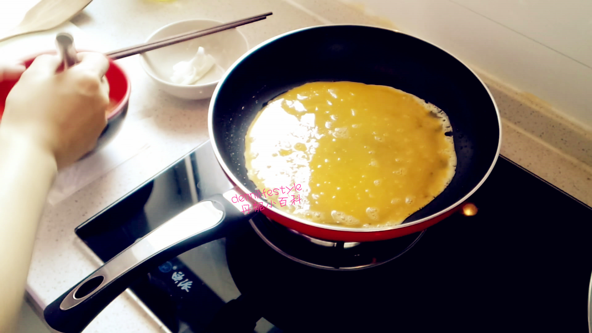平底锅(yuan形)版~原味厚蛋烧的做法 步骤4