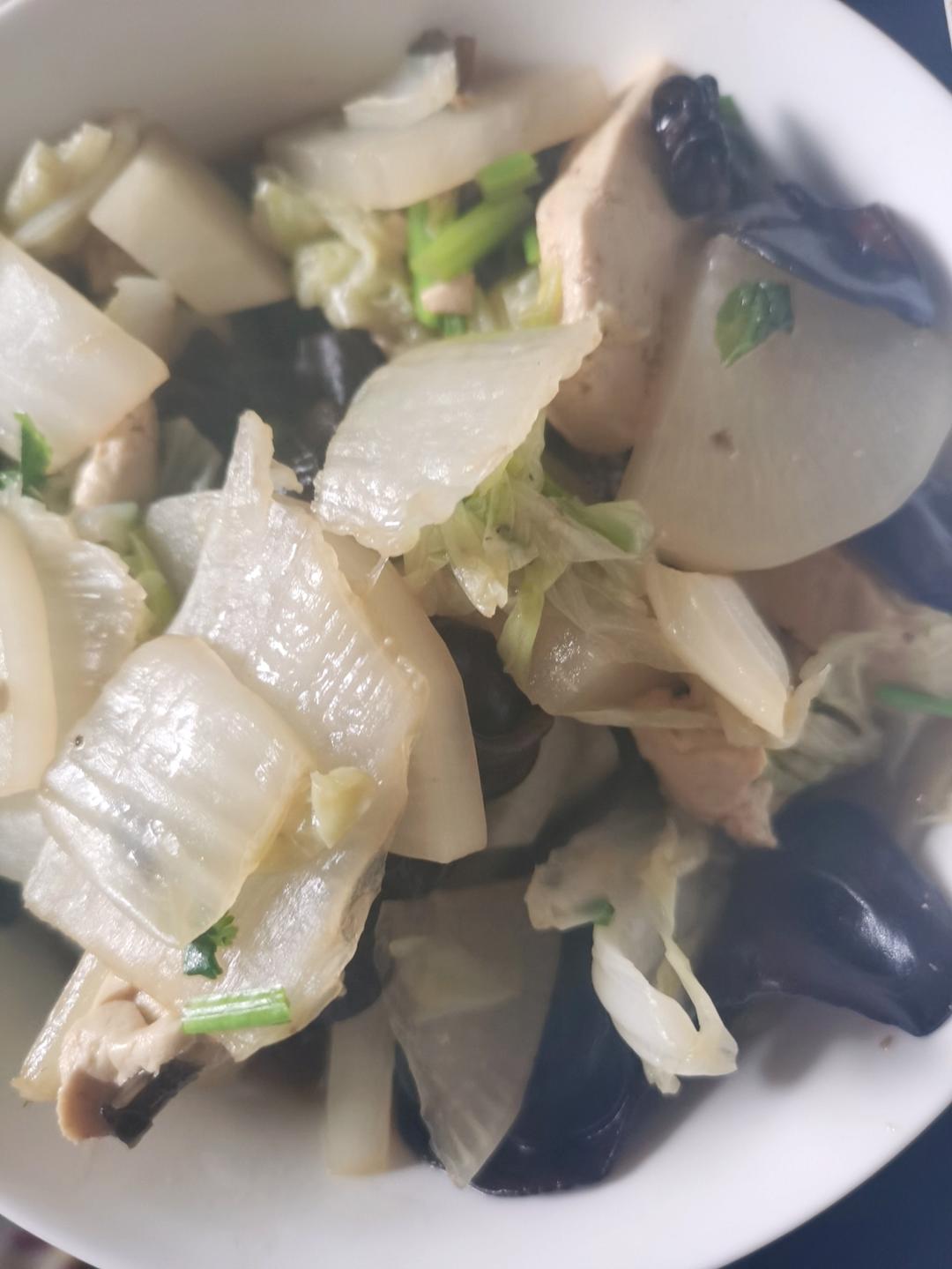 冬天养生三白汤