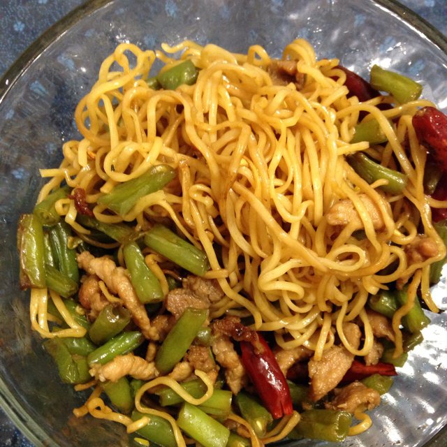 扁豆蒸面条（焖面）