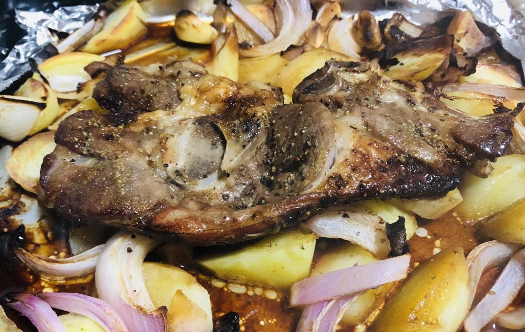 超好吃的烤羊排烤箱版