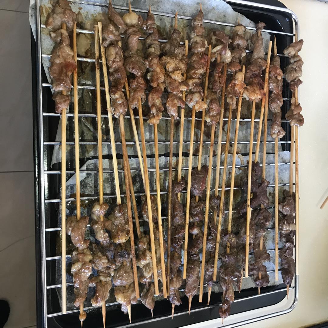 烤羊肉串
（烤箱版）