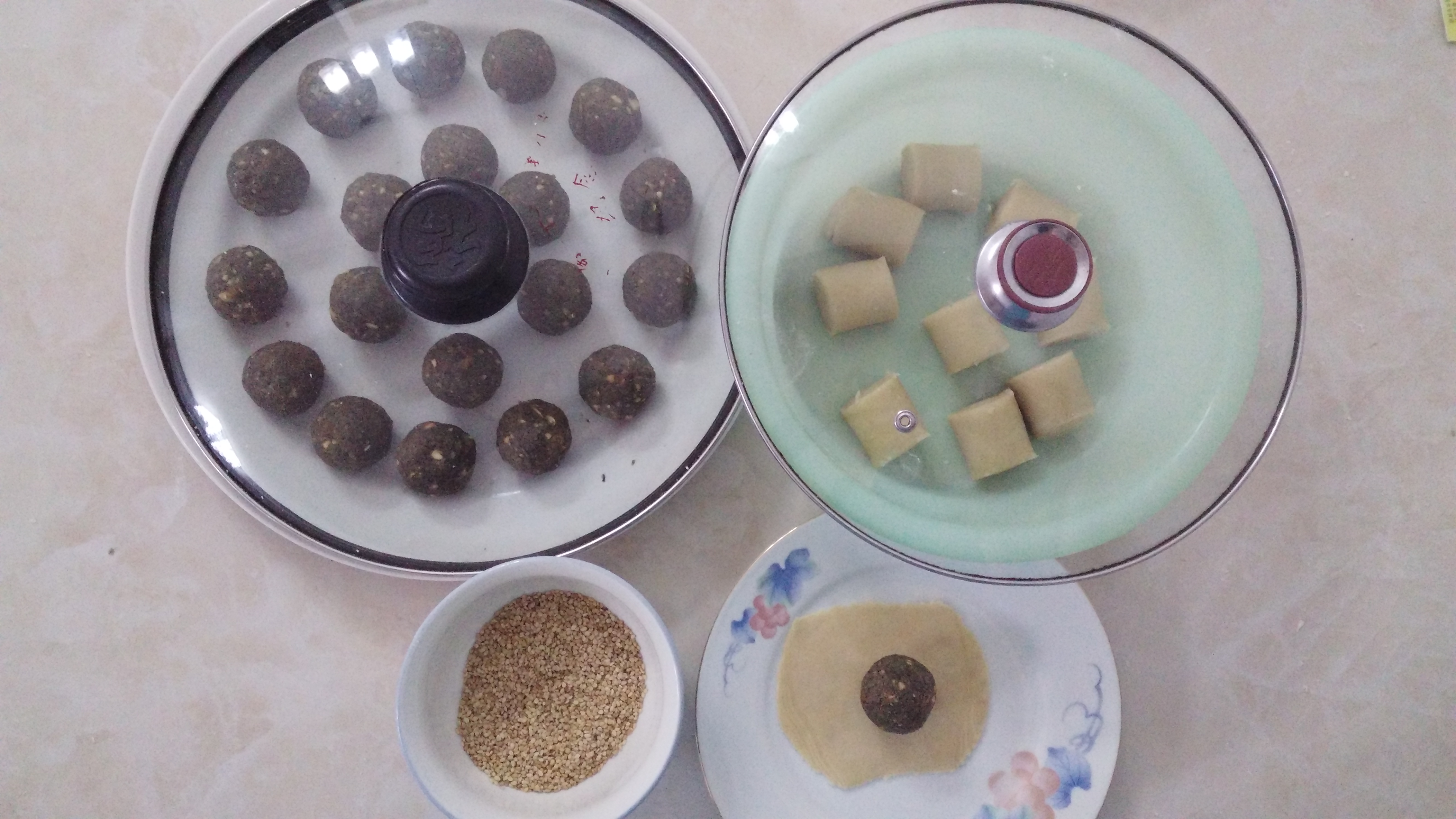 上海蟹壳黄与苏式月饼(低油低糖植物油版)的做法 步骤18