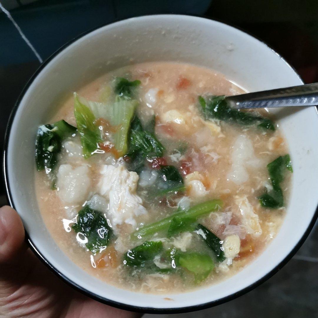 营养美味的面疙瘩早餐