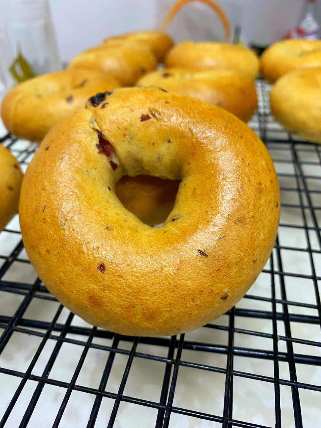 全麥蔓越莓貝果