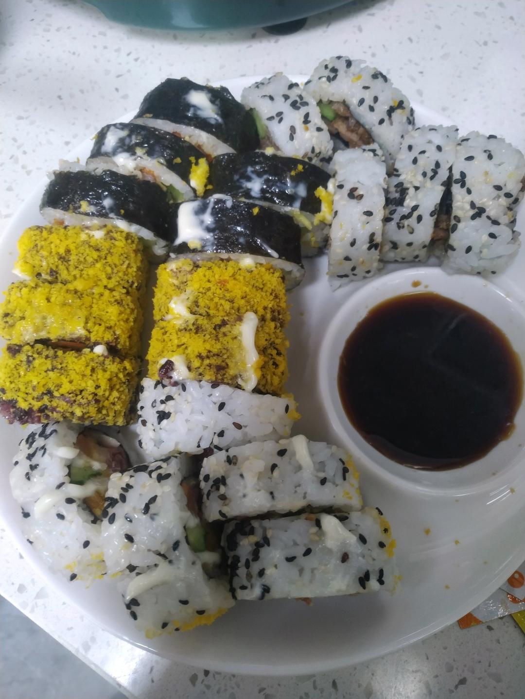 自制寿司（含寿司醋配方和超详细寿司卷法）