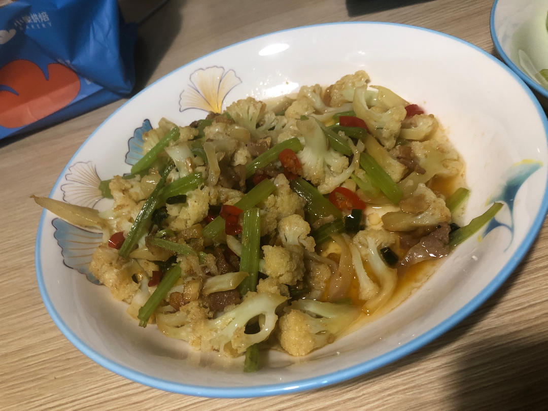 和饭店一个味道的干锅花菜