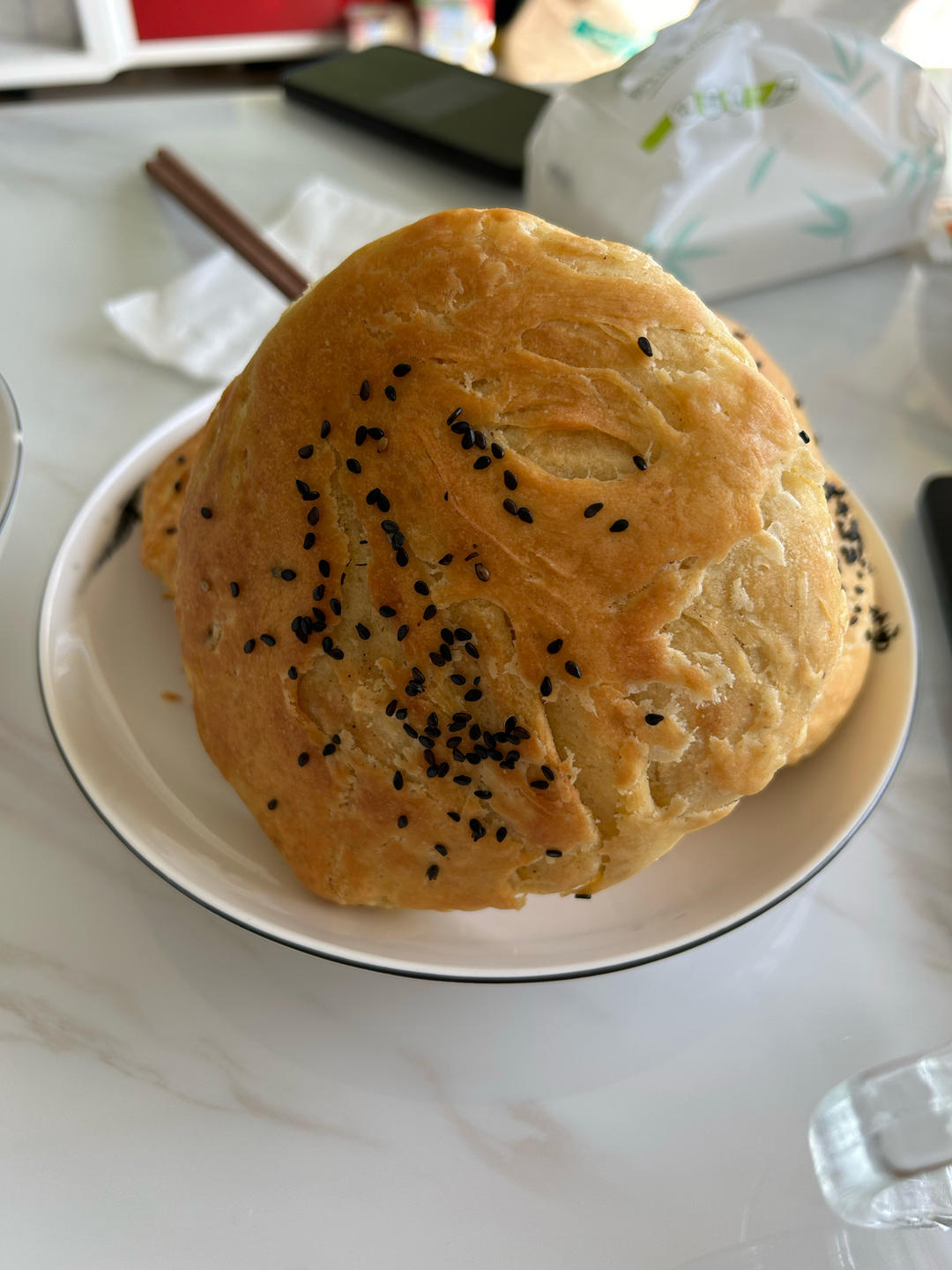 油盐千层烧饼