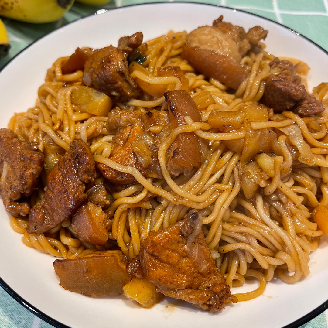 豆角焖面