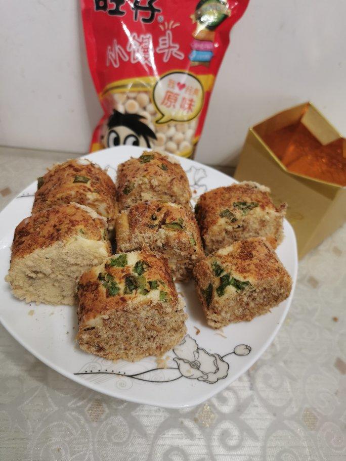 🔥好吃 柔软的香葱肉松蛋糕卷（4蛋）