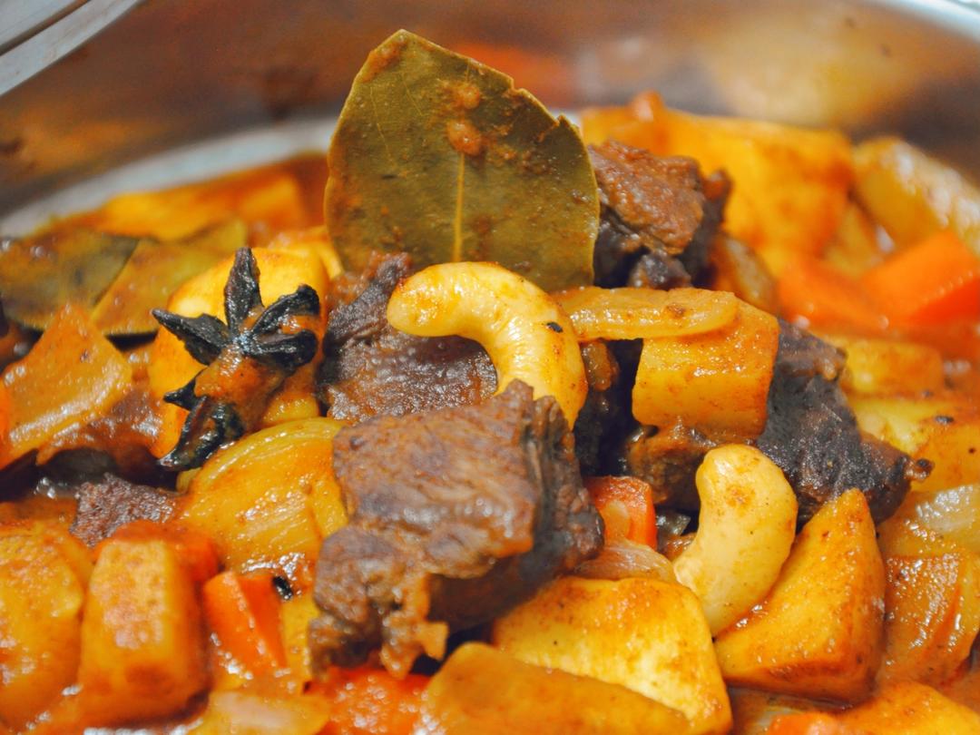 马莎文咖喱羊肉～丰富浓郁，果仁香！