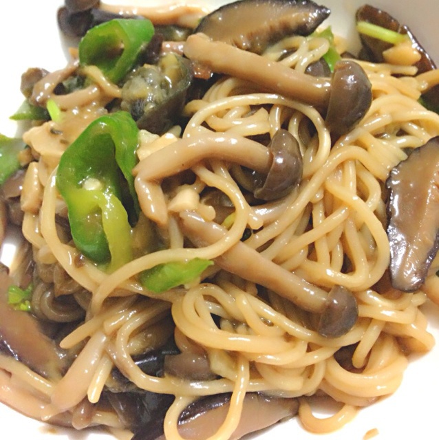茄子香菇焖面