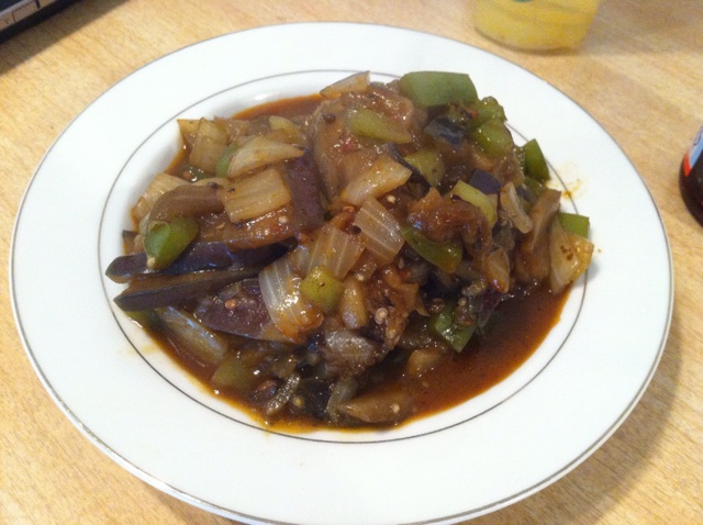 手撕青椒烂茄糊