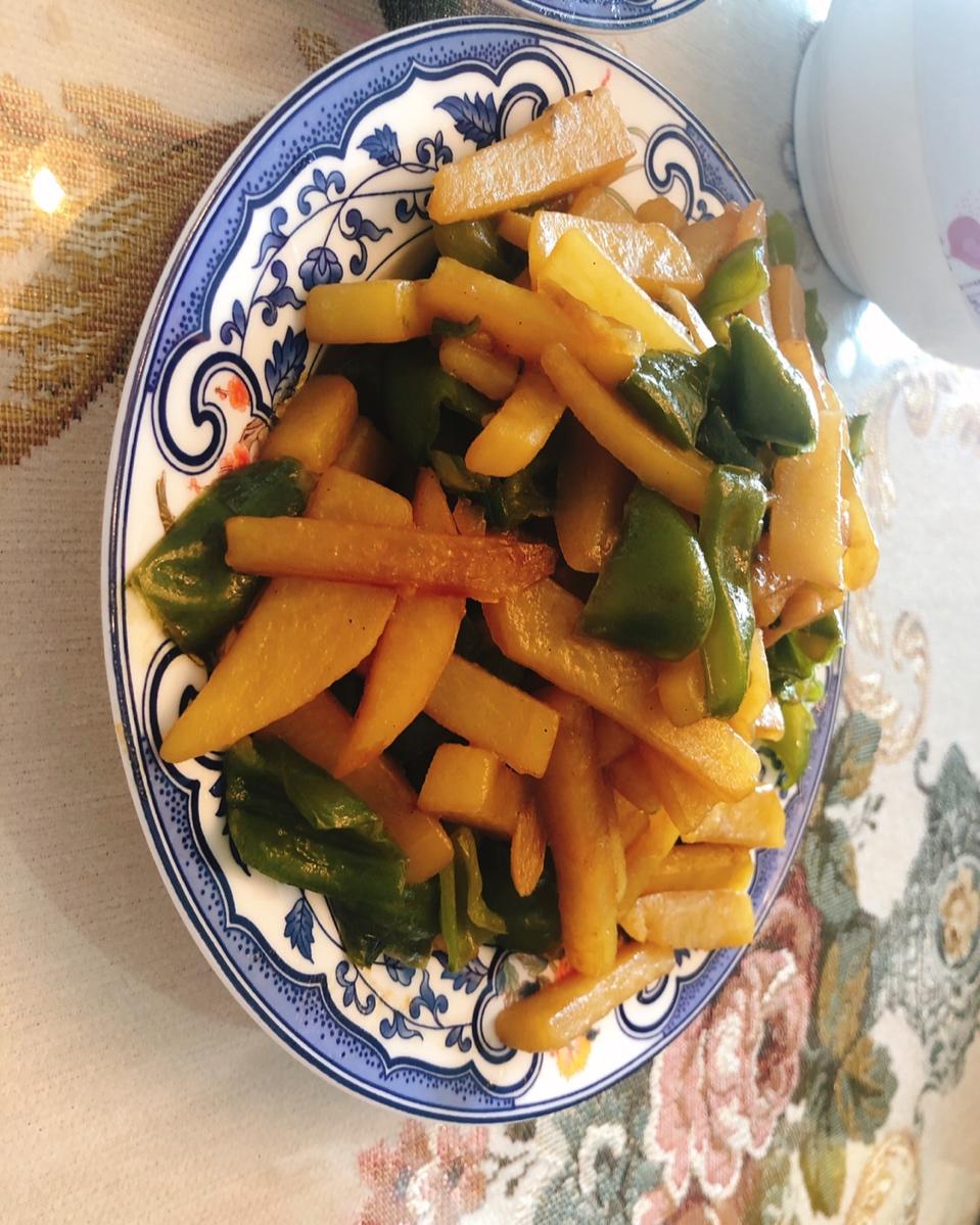 懒人版青椒土豆片