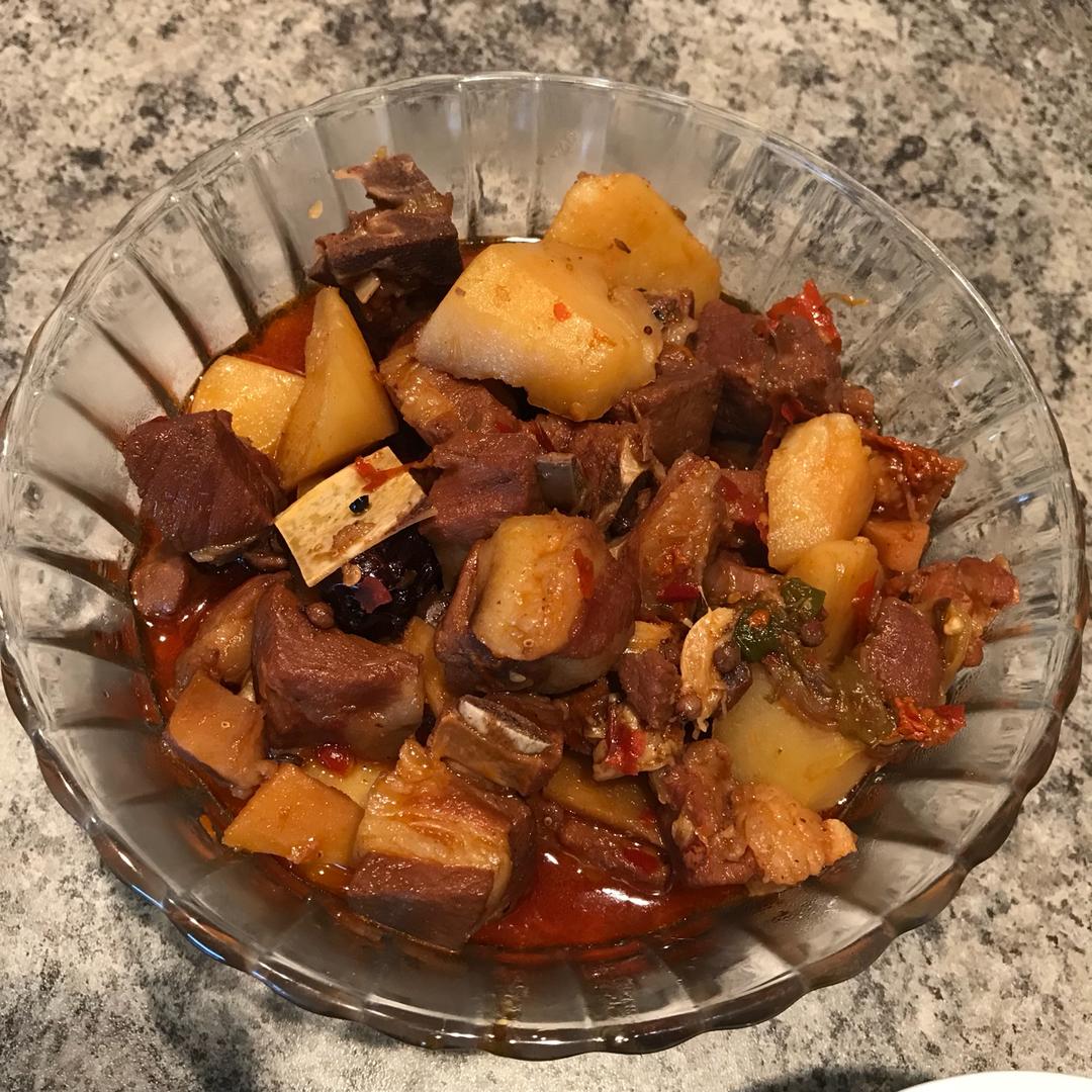 红焖羊肉