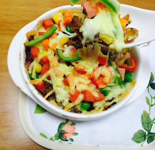 番茄鸡肉浓情焗饭【两人份】