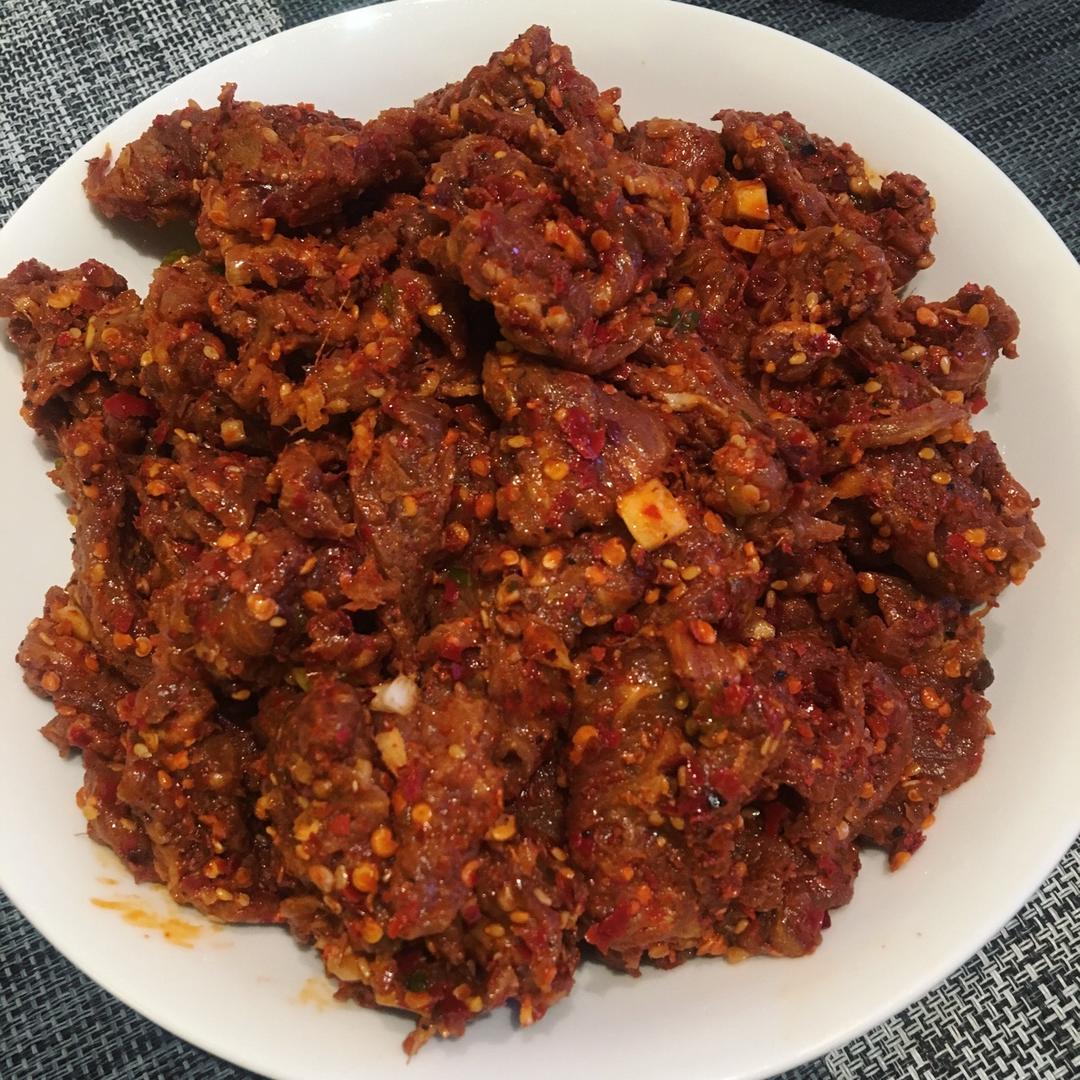 腌制麻辣牛肉(火锅、烧烤)