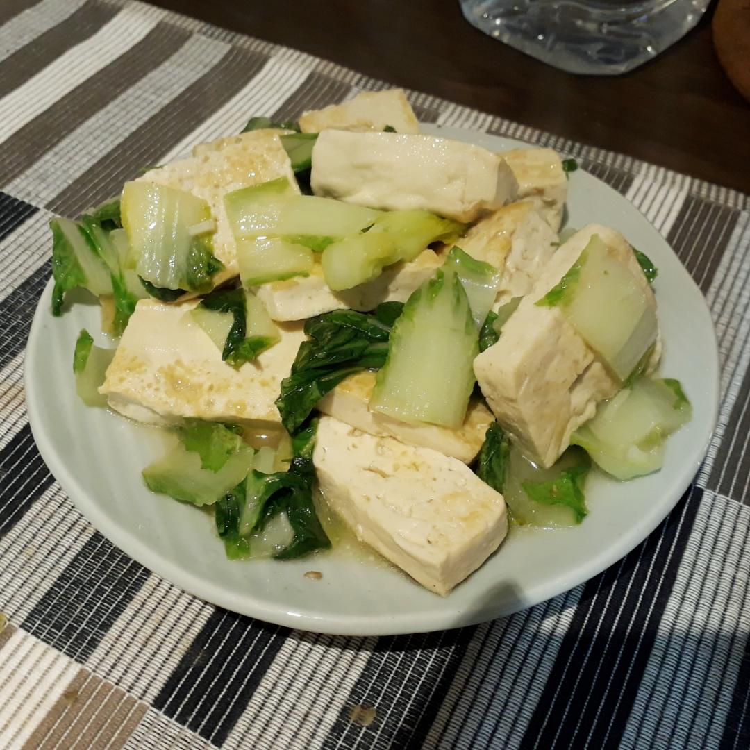 小白菜炒豆腐