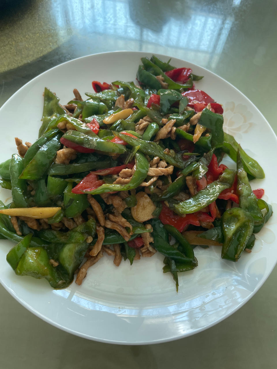 好吃到停不下来的青椒炒肉丝