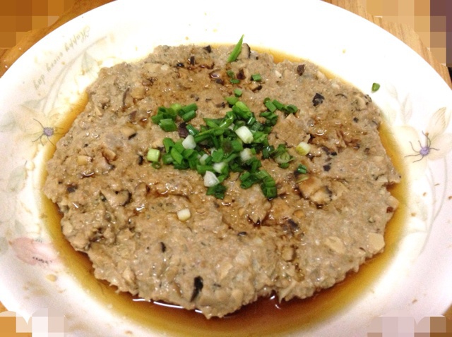 香菇蒸肉饼