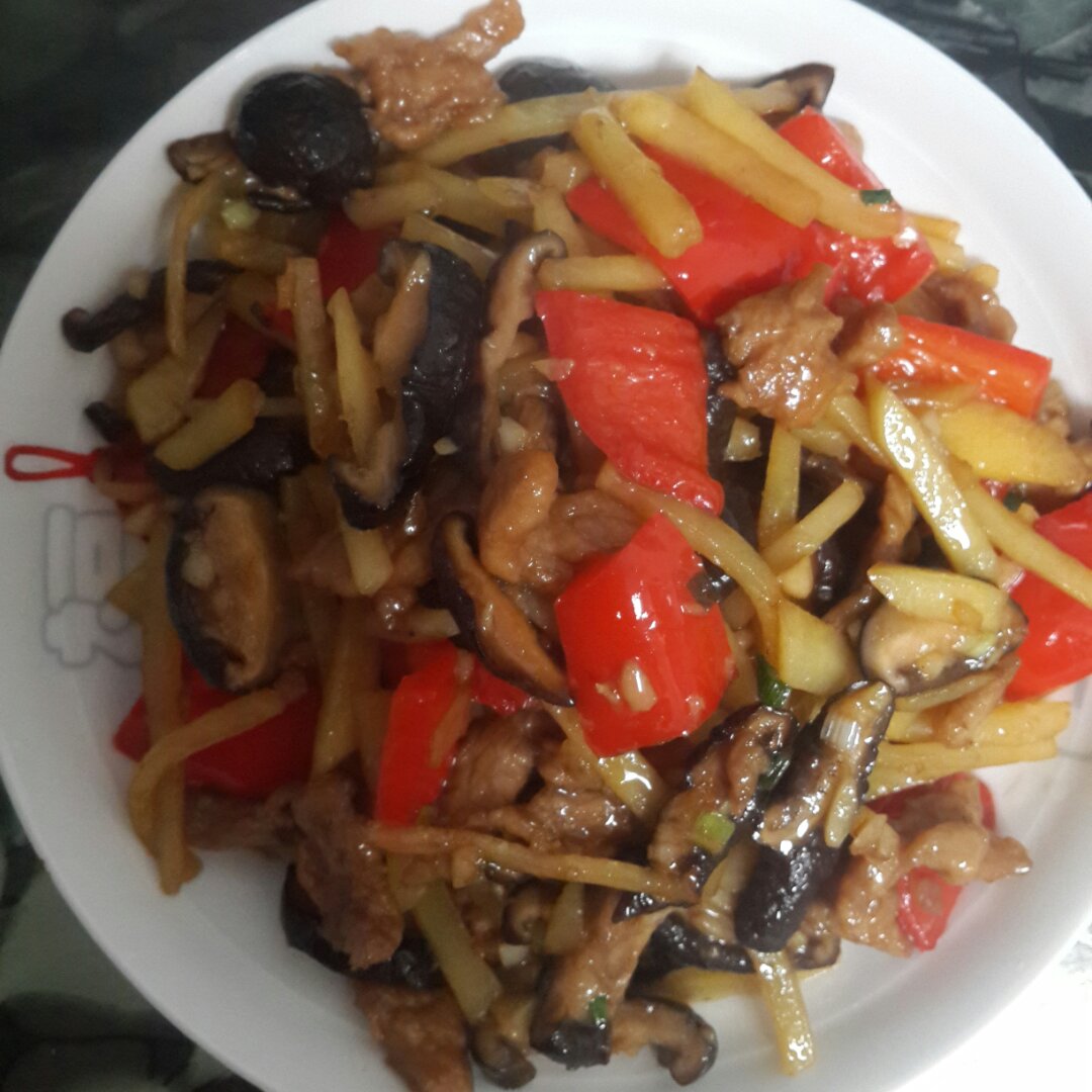 香菇炒肉