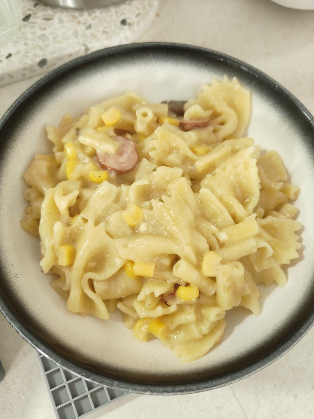 懒人电饭煲意粉(白汁)
