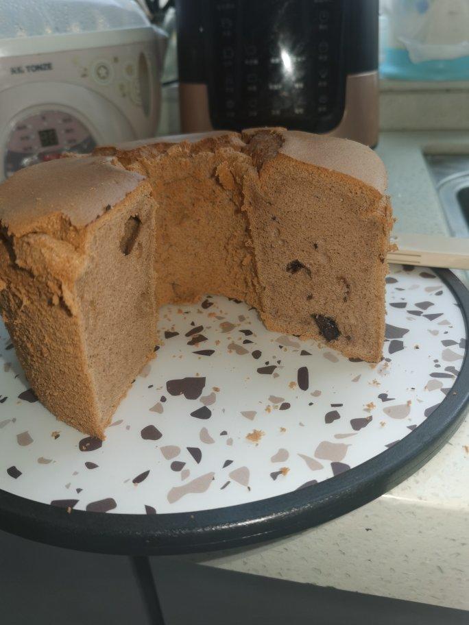 香浓柔软的可可戚风蛋糕