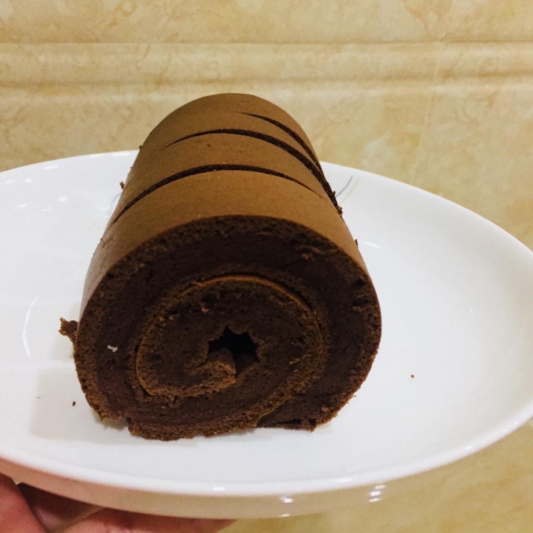 micky玲做的可可蛋糕卷