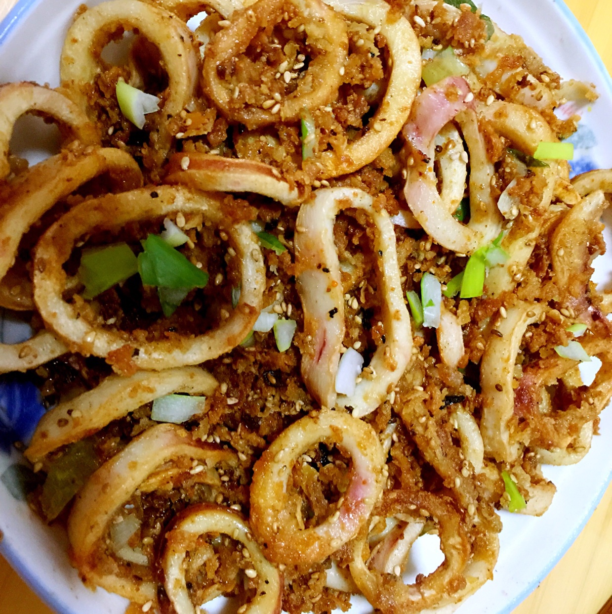 孜然鱿鱼圈