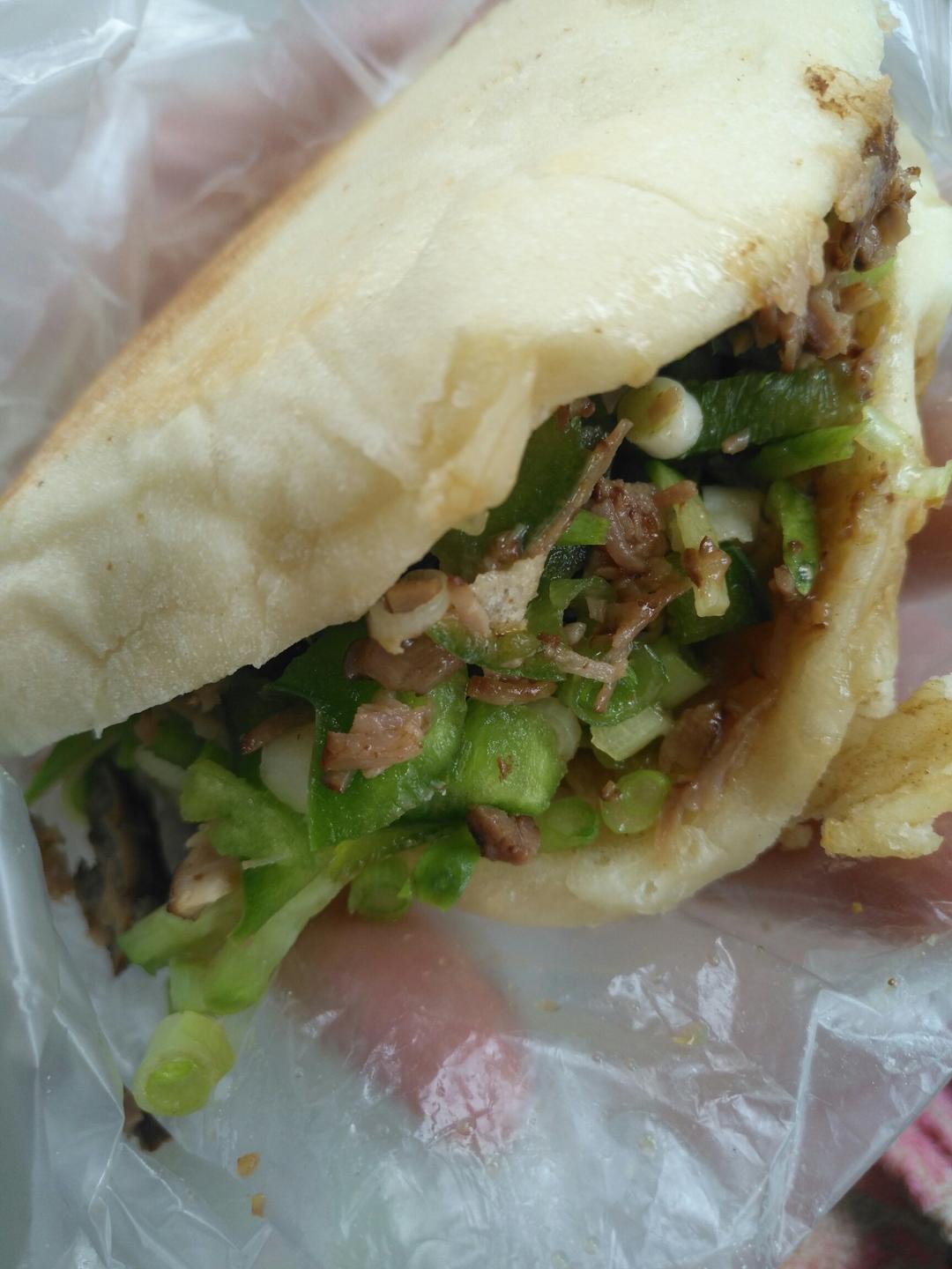 陕西风味小吃，肉夹馍