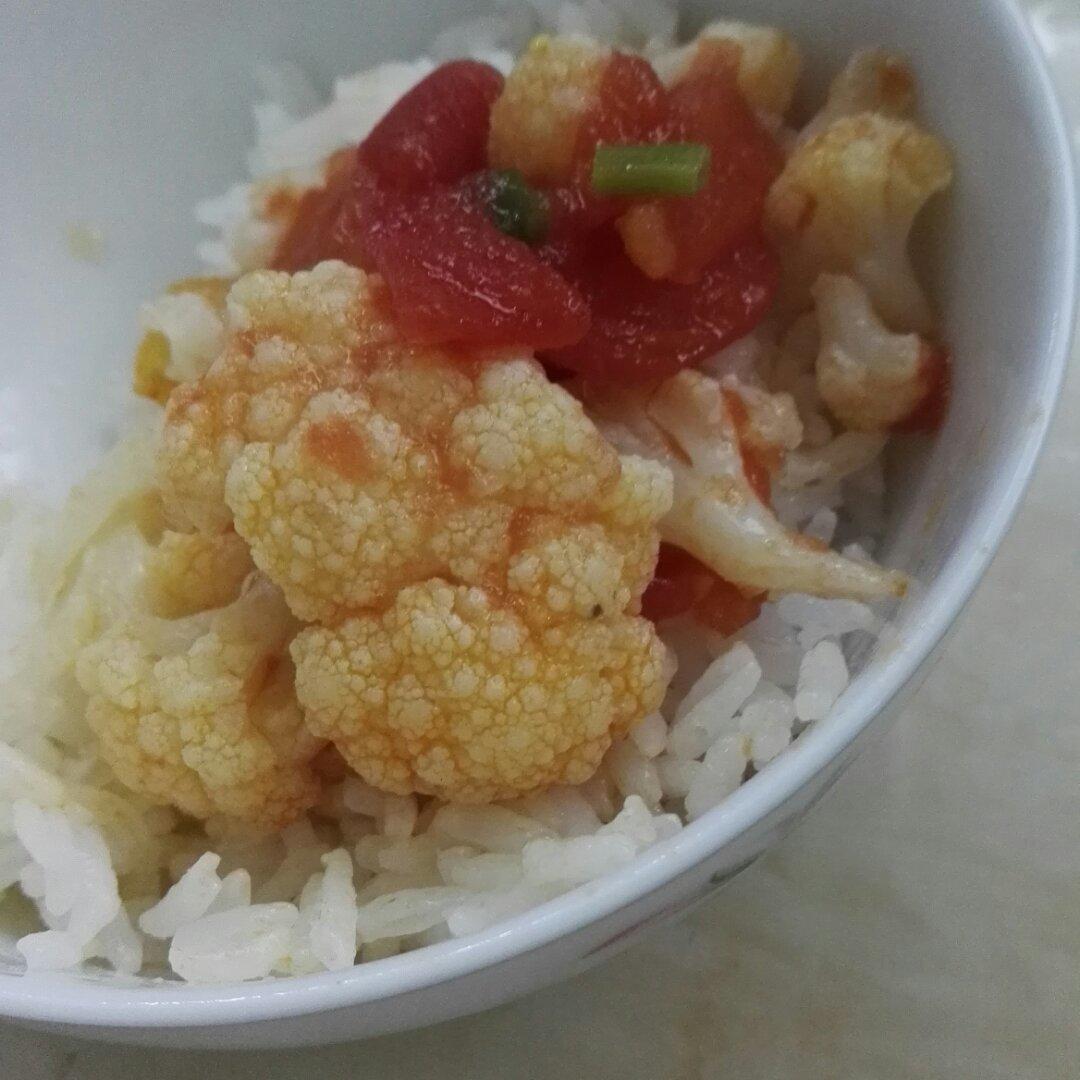 西红柿炒菜花