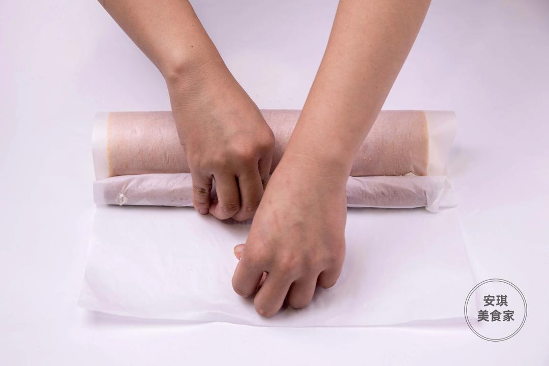 #秋日限定#栗子蛋糕卷的做法 步骤10