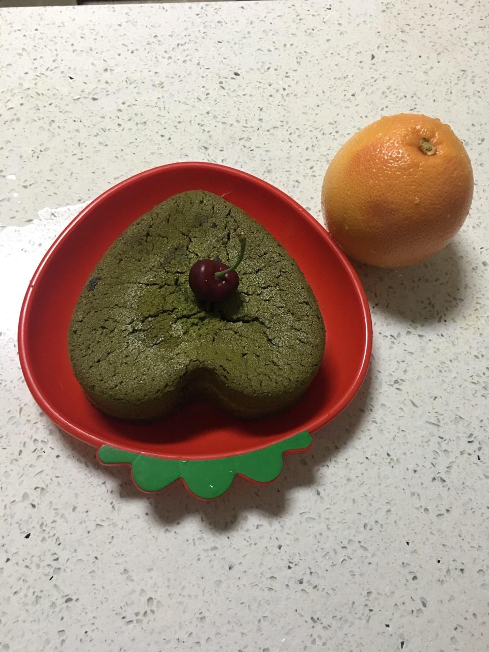 六寸抹茶戚风蛋糕