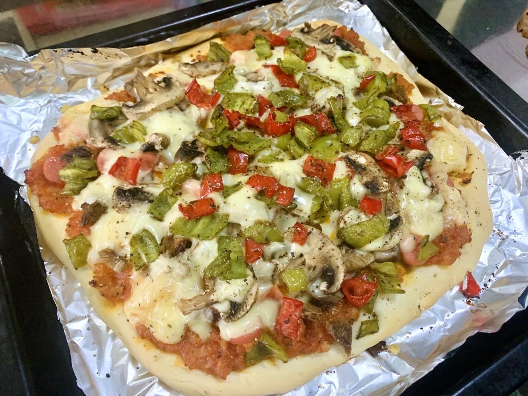 小美出品 田园风披萨pizza