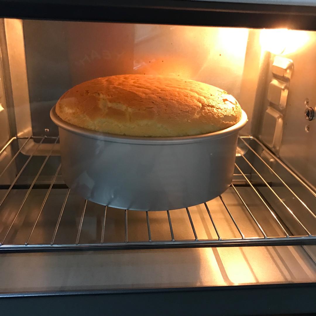 6寸原味戚风蛋糕