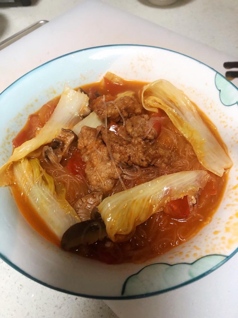 酸辣酥肉汤